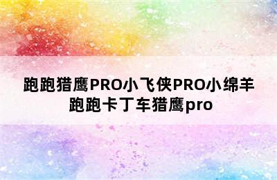 跑跑猎鹰PRO小飞侠PRO小绵羊 跑跑卡丁车猎鹰pro